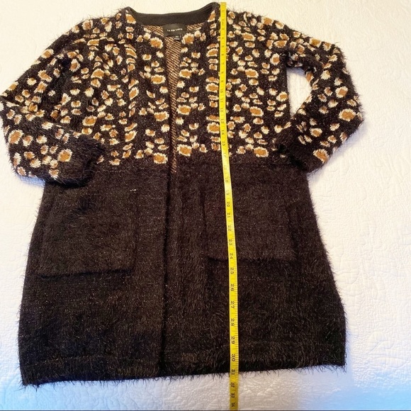 Anthropologie La Fee Verte Leopard Eyelash Cardigan - XS - Picture 11 of 14